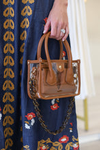 Molly Clear Bag, Saddle