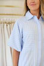 Ana Stripe Poplin Dress