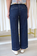 Stride Wide Leg Jean with Trouser Details, 27" Inseam