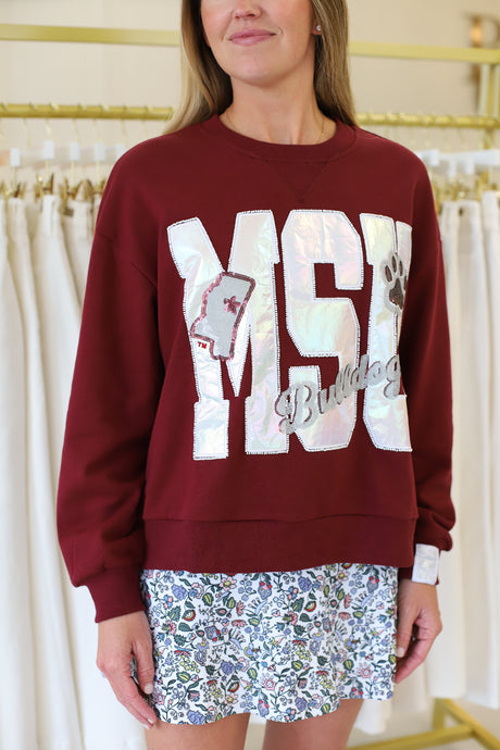 Mississippi State Metallic Icons Sweatshirt