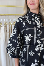 Black Betsy Floral Dress