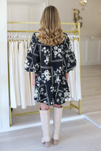 Black Betsy Floral Dress