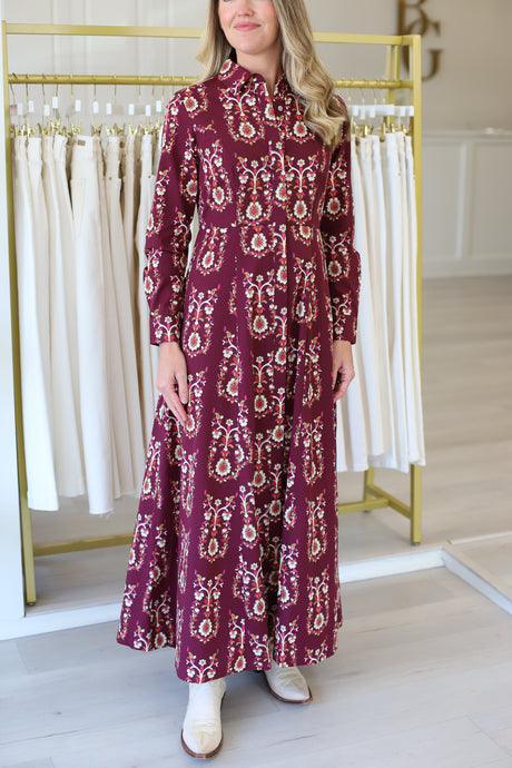 Classic Shirtdress, Bramble Motifs