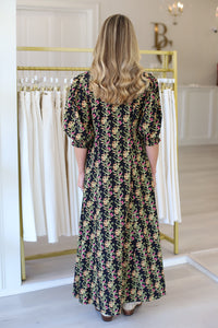 Rosie Shirt Dress, Berrywood Scroll