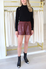 Mock Neck Stud Top, Black