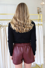 Mock Neck Stud Top, Black