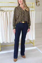 Olive Paisley Blouse