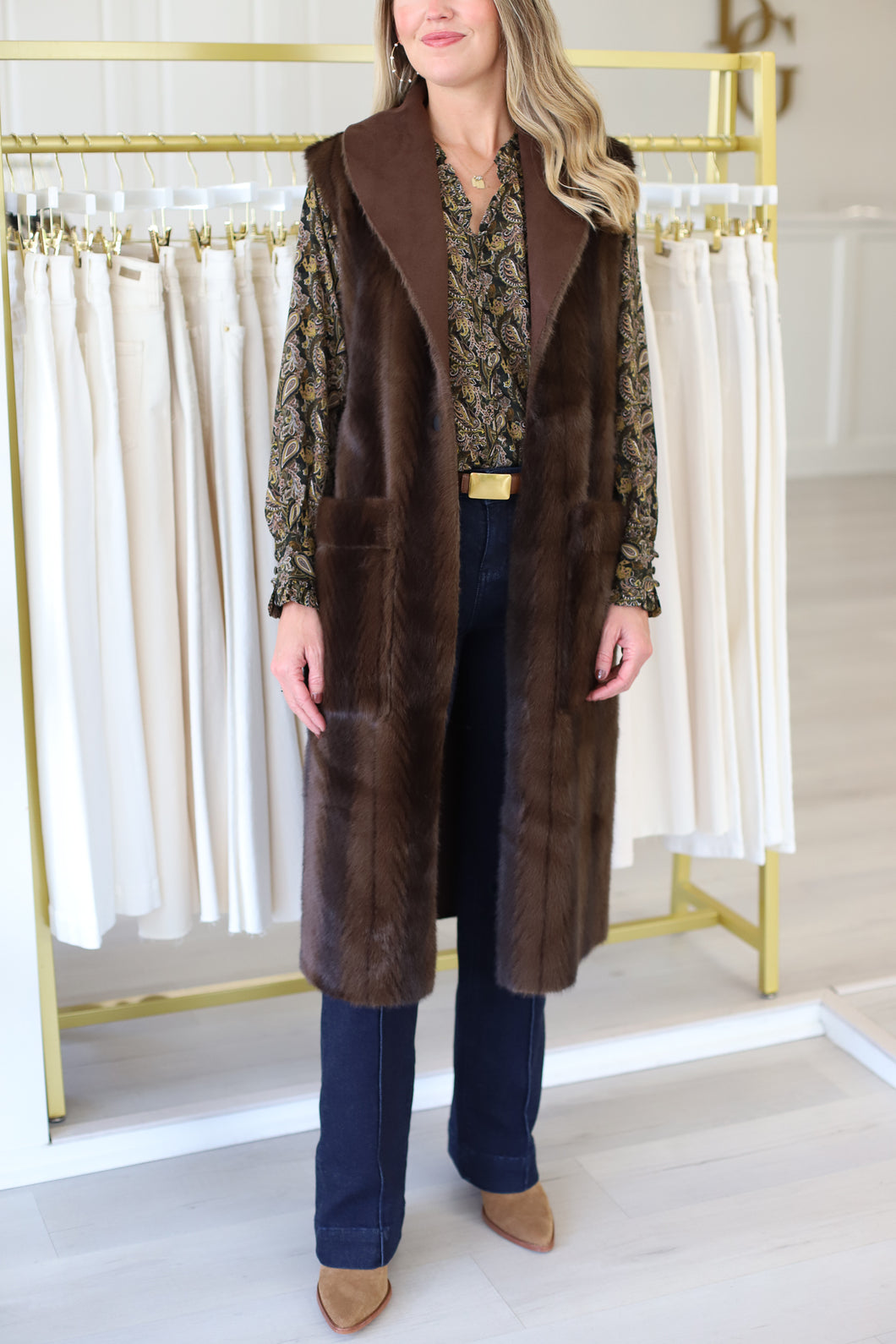 Classic Faux Fur Vest