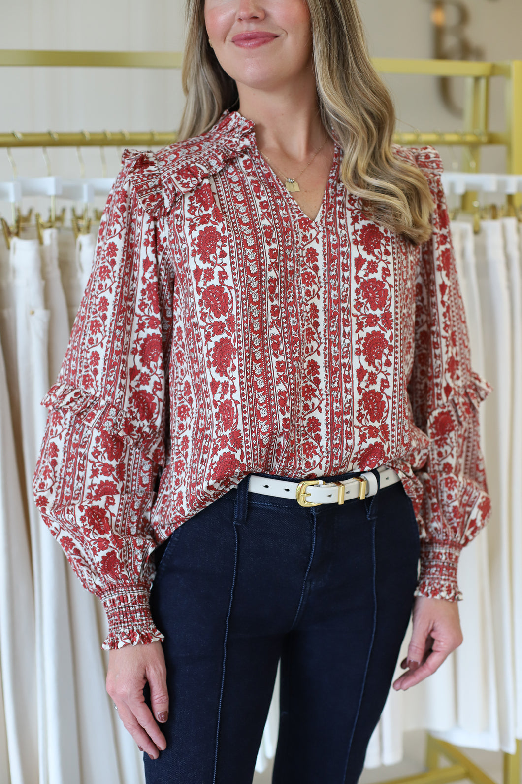 Chloe Top, Rust