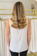 Oyster Mock Neck Tank