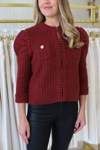 Liza Cotton Blend Knit Jacket