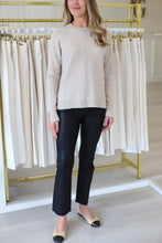 Ribbed Detail Sweater, Heather Oyster