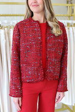Red Boucle Jacket