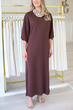Amanda Throw On Maxi Dress, Brown