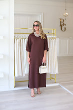 Amanda Throw On Maxi Dress, Brown