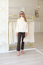 Champagne Cowl Neck Blouse