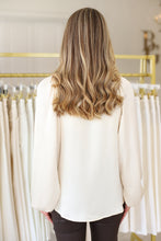 Champagne Cowl Neck Blouse