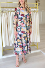 Impressions Split Neck Maxi Dress