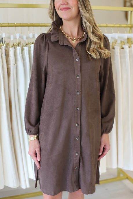 Anthony Faux Suede Dress