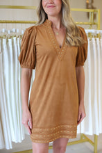 Hampton Mini Dress, Brown Sugar