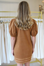 Hampton Mini Dress, Brown Sugar