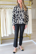 Long Sleeve Poppy Top, Boot Novelty Jacquard