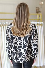 Long Sleeve Poppy Top, Boot Novelty Jacquard