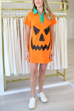 Orange Pumpkin Collar Dress