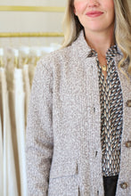 Sherpa Tweed Knit Topcoat