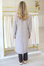 Sherpa Tweed Knit Topcoat