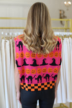 Checkered Trim Halloween Icon Tank