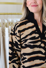 Lolli Sweater, Tiger Jacquard