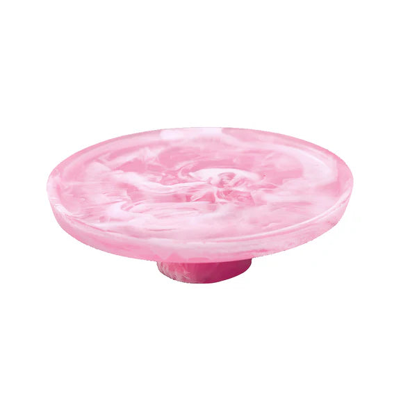 Medium Footed Cake Plate, Pink