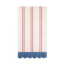 Red Striped Paper Dinner Napkin [Set of 24]