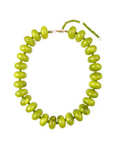 Bailey Beaded Necklace, Chartreuse