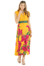 Roma Dress, Bougainvillea Washed Poly