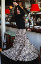 Cara Pleated Animal Skirt