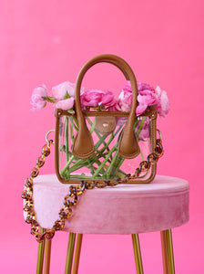 Molly Clear Bag, Saddle