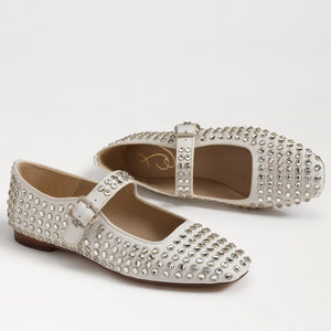 Michaela Gem Mary Jane Flat, Modern Ivory