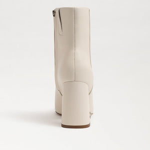 Daria Block Heel Bootie, Modern Ivory Leather