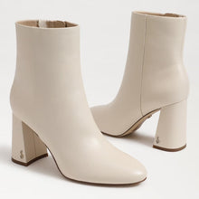 Daria Block Heel Bootie, Modern Ivory Leather