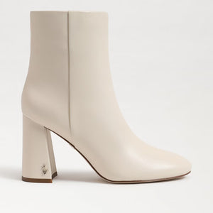 Daria Block Heel Bootie, Modern Ivory Leather