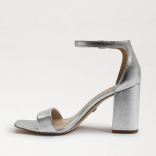 Daniella Block Heel Sandal, Soft Silver