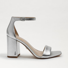 Daniella Block Heel Sandal, Soft Silver