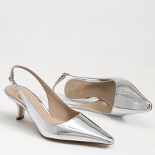 Bianka Slingback Pump, Soft Silver