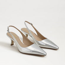 Bianka Slingback Pump, Soft Silver