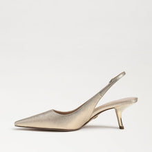 Bianka Slingback Pump, Golf Leaf Metallic