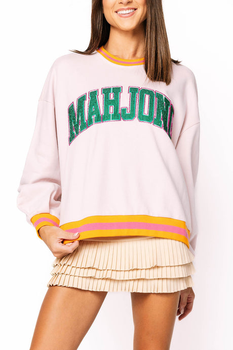 Rhinestone Mahjong Sweatshirt