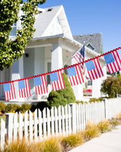 Gingham American Flag Banner