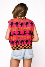 Checkered Trim Halloween Icon Tank